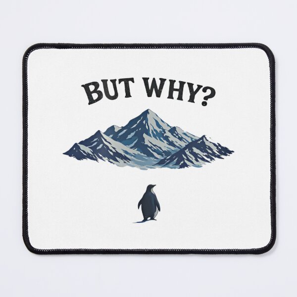 Item preview, But Why? – Minimalist Penguin Mountain designed and sold by dianadouri.