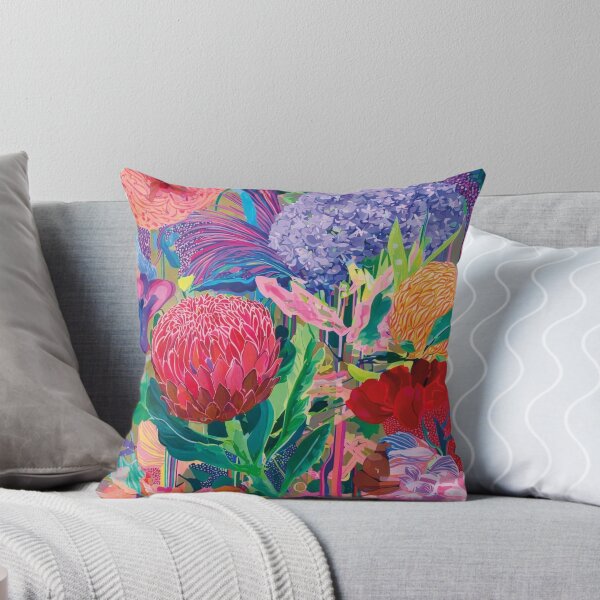 Item preview, Vibrant Floral Fantasy Painting designed and sold by FortuneAndFrame.