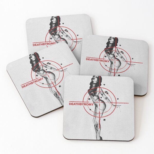 Item preview, Red Crosshair Over Stylized Figure designed and sold by Adronia.