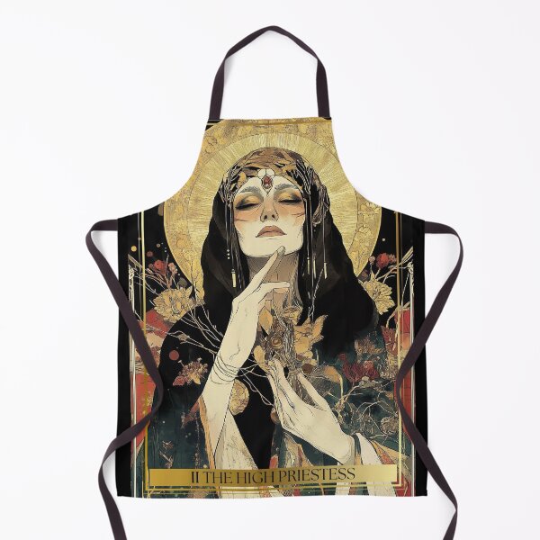 Item preview, II The High Priestess Tarot Card Illustration designed and sold by Thunderg1rl.