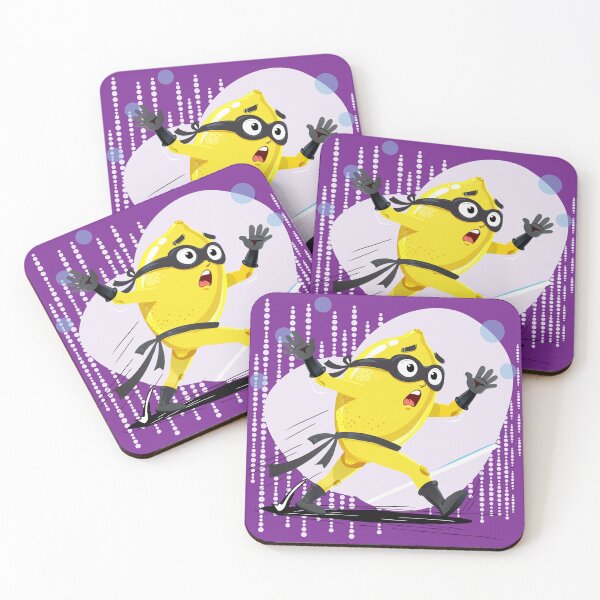 Item preview, Cheerful Ninja Lemon Illustration designed and sold by KomparrowStudio.
