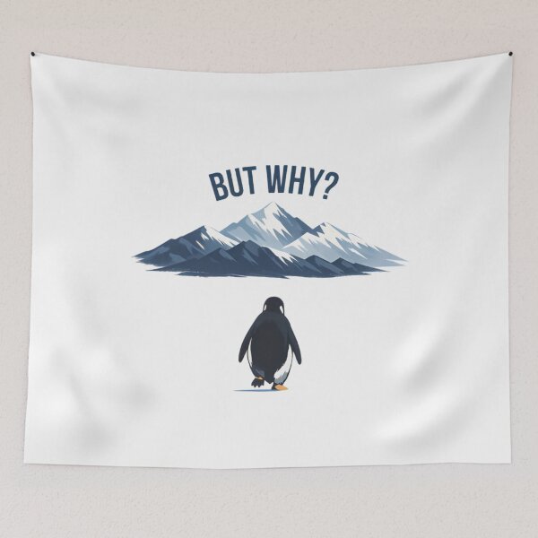 Item preview, But Why? Penguin Embrace the Penguin designed and sold by dianadouri.