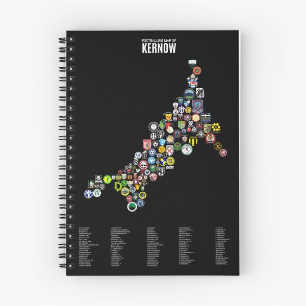 Item preview, Mens Footballing Map of Kernow designed and sold by Footy-Maps.