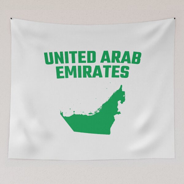Item preview, United Arab Emirates | UAE Pride Emerald Map Design designed and sold by mashmosh.
