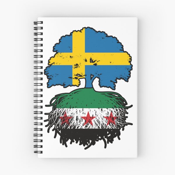 Item preview, Syrian Swedish Roots and Crown Tree designed and sold by FlagX.