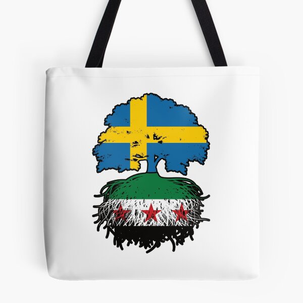 Item preview, Syrian Swedish Roots and Crown Tree designed and sold by FlagX.