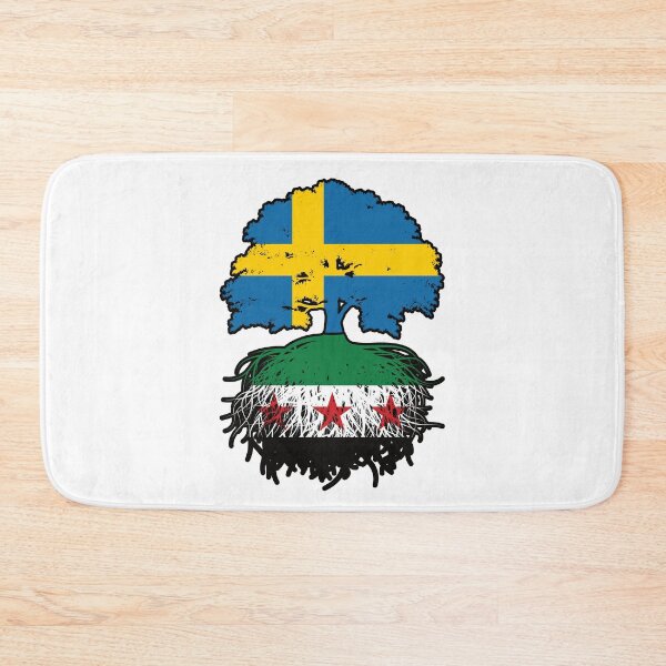 Item preview, Syrian Swedish Roots and Crown Tree designed and sold by FlagX.