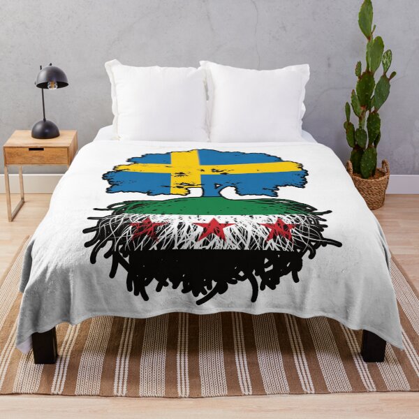 Item preview, Syrian Swedish Roots and Crown Tree designed and sold by FlagX.