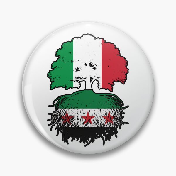 Item preview, Syrian Italian Roots and Crown Tree designed and sold by FlagX.