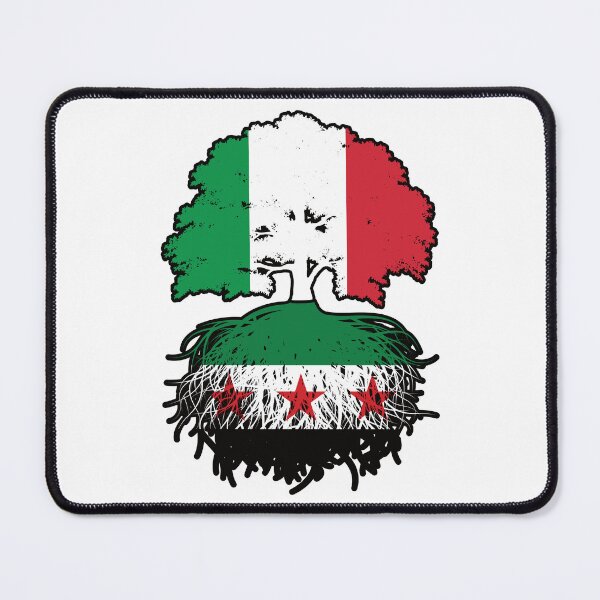 Item preview, Syrian Italian Roots and Crown Tree designed and sold by FlagX.
