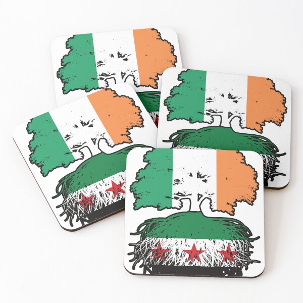Item preview, Syrian Irish Roots and Crown Tree designed and sold by FlagX.