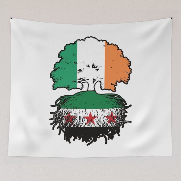 Item preview, Syrian Irish Roots and Crown Tree designed and sold by FlagX.