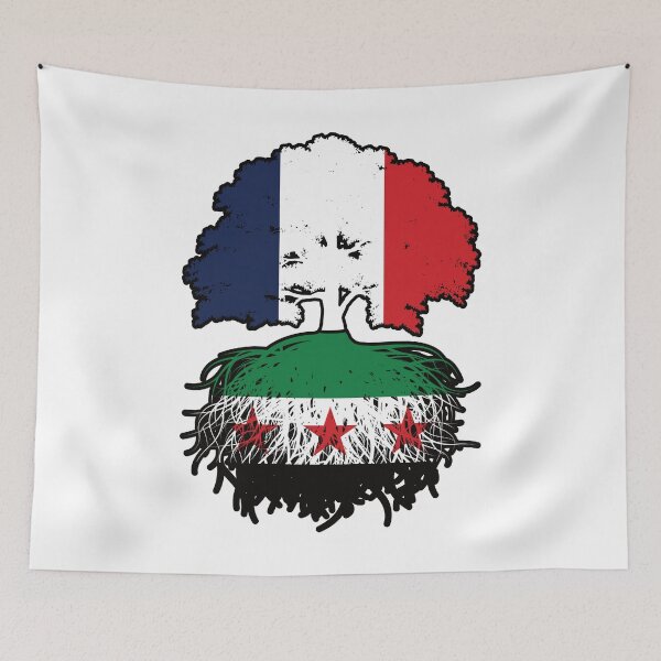 Item preview, Syrian French Roots and Crown Tree designed and sold by FlagX.
