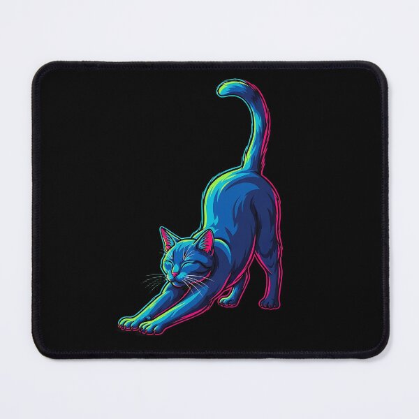 Item preview, Stretching Cat Yoga – Meditation Art designed and sold by Pluto ⭐️.