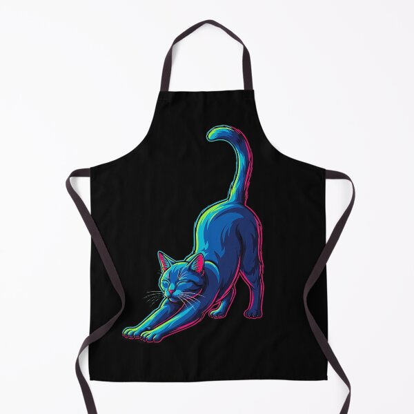 Item preview, Stretching Cat Yoga – Meditation Art designed and sold by Pluto ⭐️.