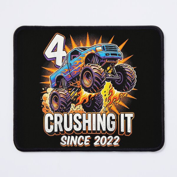 Item preview, Fourth Birthday Monster Truck Crushing It Since Two Thousand And Twenty Two designed and sold by DienesAngele.