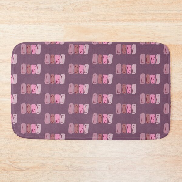 Item preview, Simple Hand Lettered Love on Painted Rectangles designed and sold by Clare Walker.