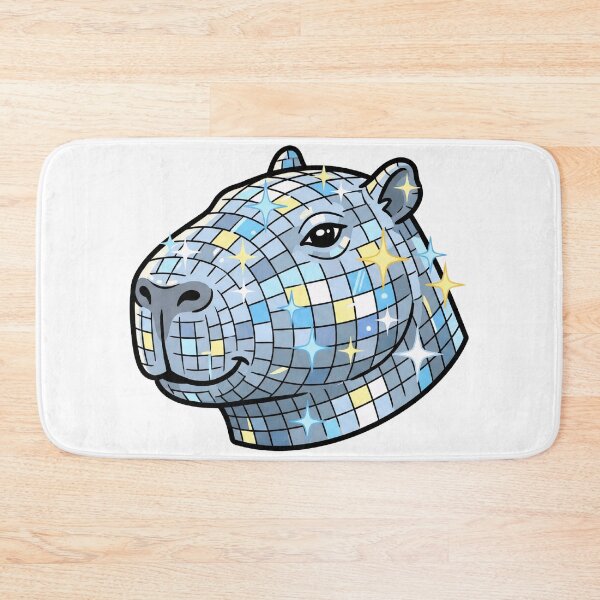 Item preview, Capybara Disco Ball Head Funny Animal Party designed and sold by Fenay Designs.