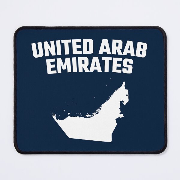 Item preview, United Arab Emirates Map Silhouette - Classic UAE Pride designed and sold by mashmosh.