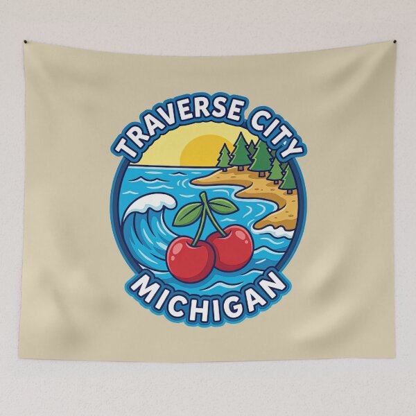 Item preview, Traverse City, Michigan designed and sold by Pixel-Lair.