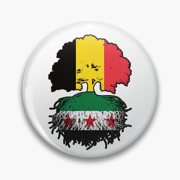 Item preview, Syrian Belgian Roots and Crown Tree designed and sold by FlagX.
