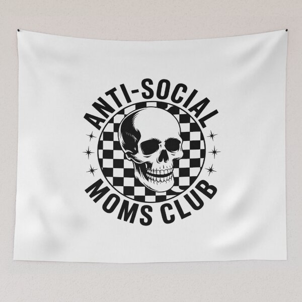 Item preview, Anti Social Moms Club Antisocial, Introvert, Antisocial Club T designed and sold by MythWoot.