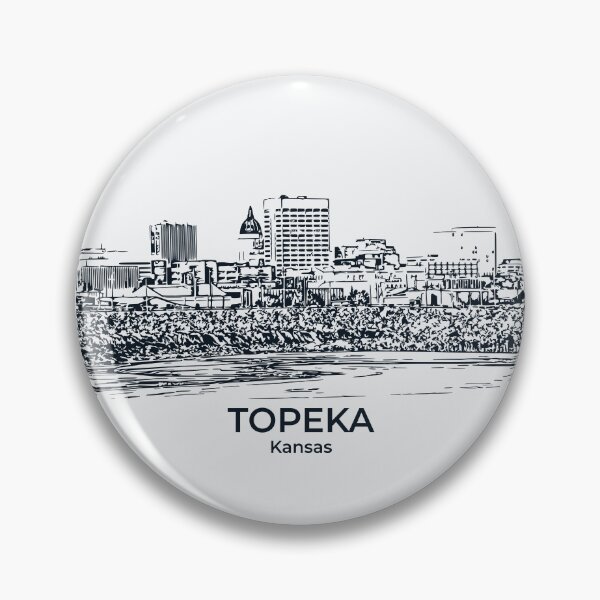 Artikelvorschau, Topeka - Kansas entworfen und verkauft von Lakeric Cityscapes.