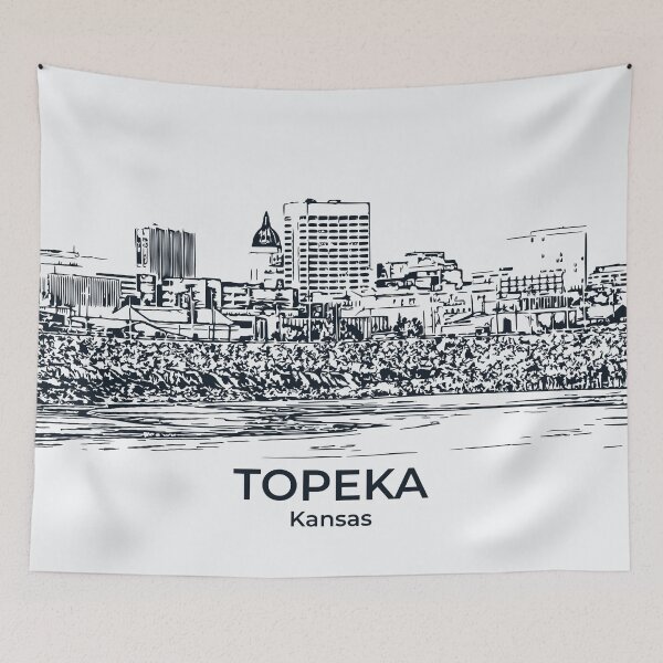 Item preview, Topeka - Kansas designed and sold by Lakeric Cityscapes.