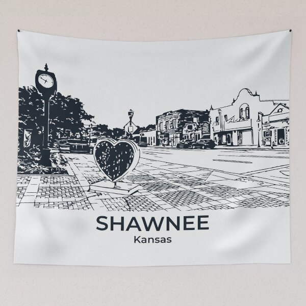 Item preview, Shawnee - Kansas designed and sold by Lakeric Cityscapes.