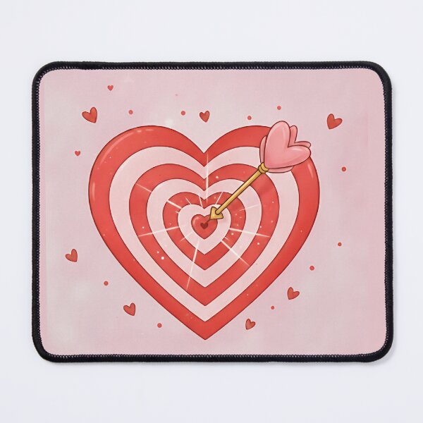 Item preview, You're the Bullseye of My Heart Valentine Target Art designed and sold by naughty-raccoon.