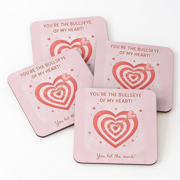 Item preview, You're the Bullseye of My Heart Valentine Target Art designed and sold by naughty-raccoon.