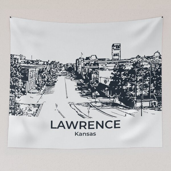 Item preview, Lawrence - Kansas designed and sold by Lakeric Cityscapes.
