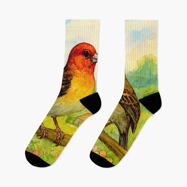 Item preview, Colorful Finch in Blooming Countryside designed and sold by Helios Be. Lavsh.