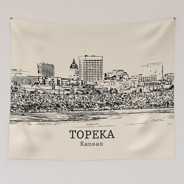 Item preview, Topeka - Kansas designed and sold by Lakeric Cityscapes.