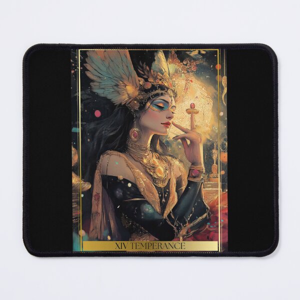 Item preview, XIV Temperance Tarot Card Illustration designed and sold by Thunderg1rl.