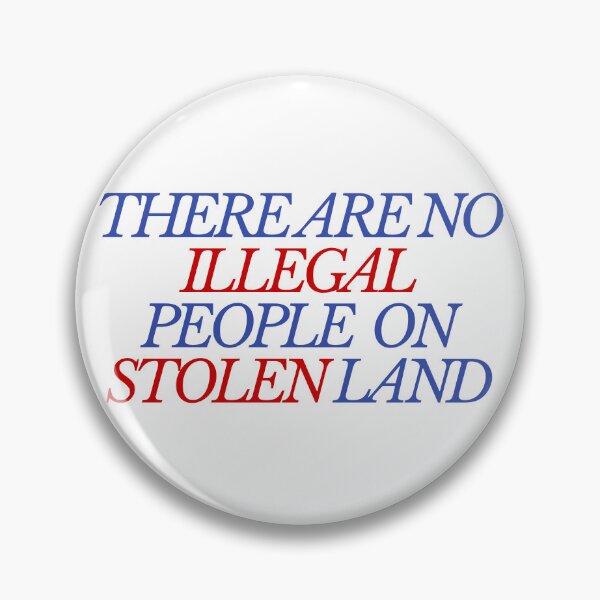 Item preview, No Illegal People on Stolen Land - Anti-ICE Social Justice & Human Rights designed and sold by theintentionalteacher.
