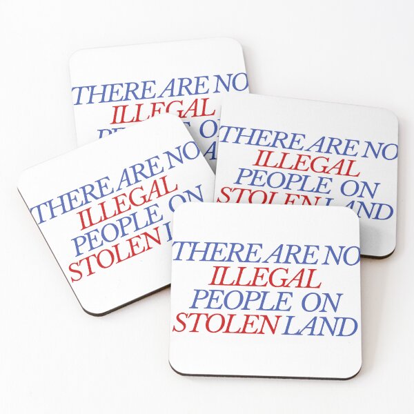 Item preview, No Illegal People on Stolen Land - Anti-ICE Social Justice & Human Rights designed and sold by theintentionalteacher.