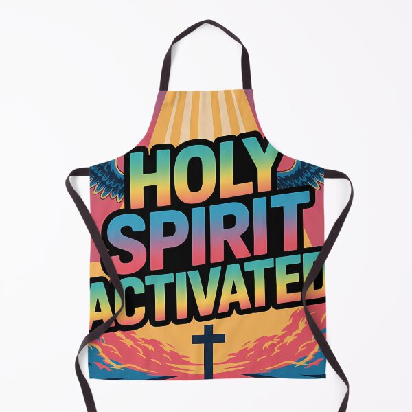 Item preview, Holy Spirit Activated – Bold Christian Faith Typography Art designed and sold by Luvahawb.