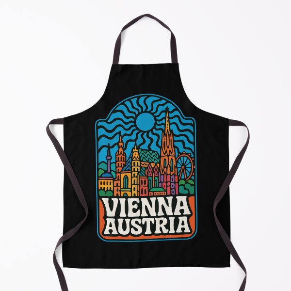 Item preview, Vienna Austria Europe Trippy Travel designed and sold by TomFrontierArt.