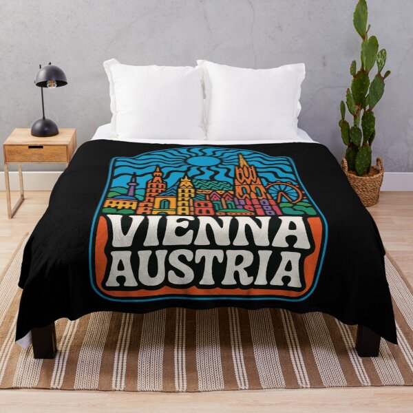 Item preview, Vienna Austria Europe Trippy Travel designed and sold by TomFrontierArt.