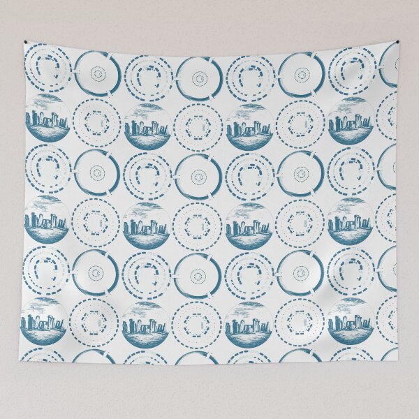 Item preview, Stonehenge views plan archaeology  designed and sold by Aisling Tierney.