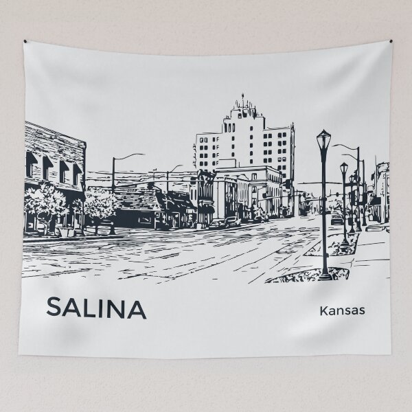 Item preview, Salina Kansas designed and sold by Lakeric Cityscapes.