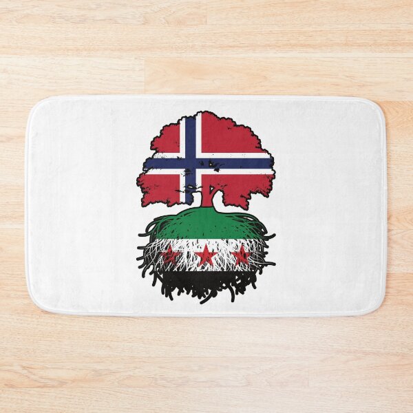 Item preview, Syrian Norwegian Roots and Crown Tree designed and sold by FlagX.