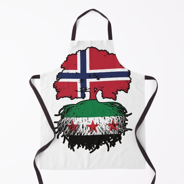 Item preview, Syrian Norwegian Roots and Crown Tree designed and sold by FlagX.