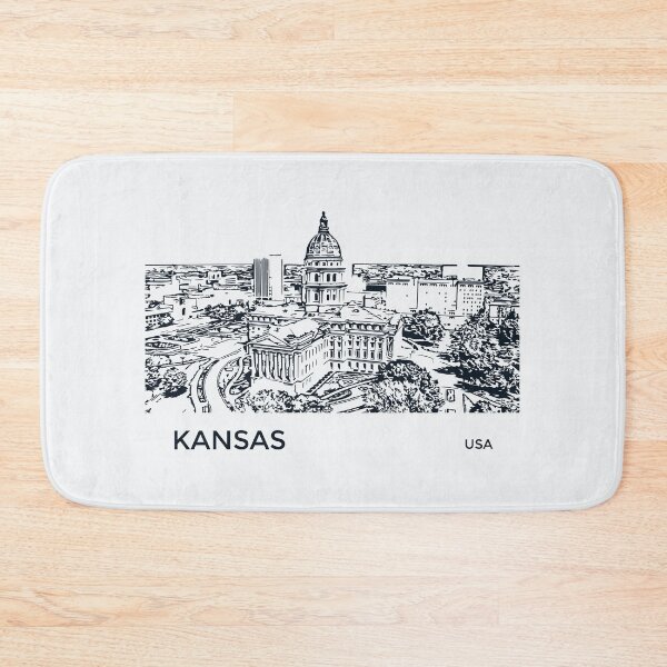 Item preview, Kansas State USA designed and sold by Lakeric Cityscapes.