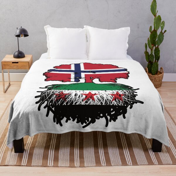 Item preview, Syrian Norwegian Roots and Crown Tree designed and sold by FlagX.
