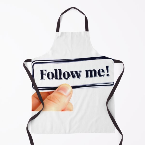 Item preview, Follow me! – Shiny Blue Button designed and sold by StickBuAndii.