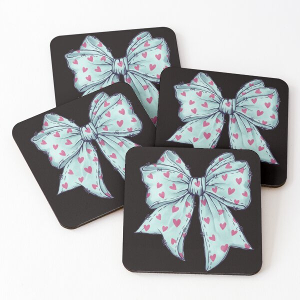 Item preview, Valentine's Day Coquette Bow, Retro Heart Design designed and sold by DesignDenDo ⭐⭐⭐⭐⭐.