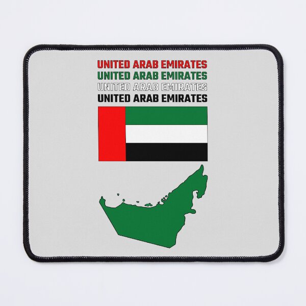 Item preview, United Arab Emirates Flag & Map - UAE Pride Vintage Design designed and sold by mashmosh.