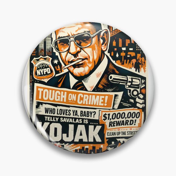 Item preview, Telly Savalas Is Kojak Pop Art designed and sold by HeatherGmkShopu.